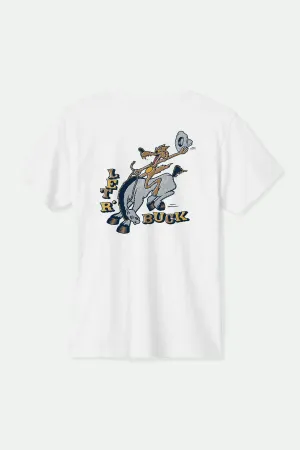 Sleeveless freedom Buck Club S/S Standard T-Shirt - White
