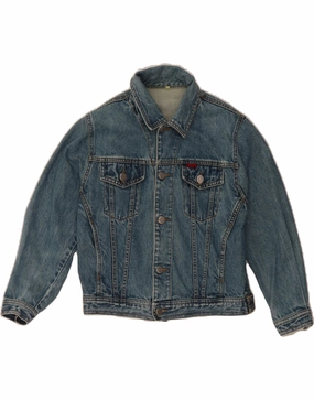 MAYORAL Boys Denim Jacket 9-10 Years Blue Cotton MultiPocketDesign
