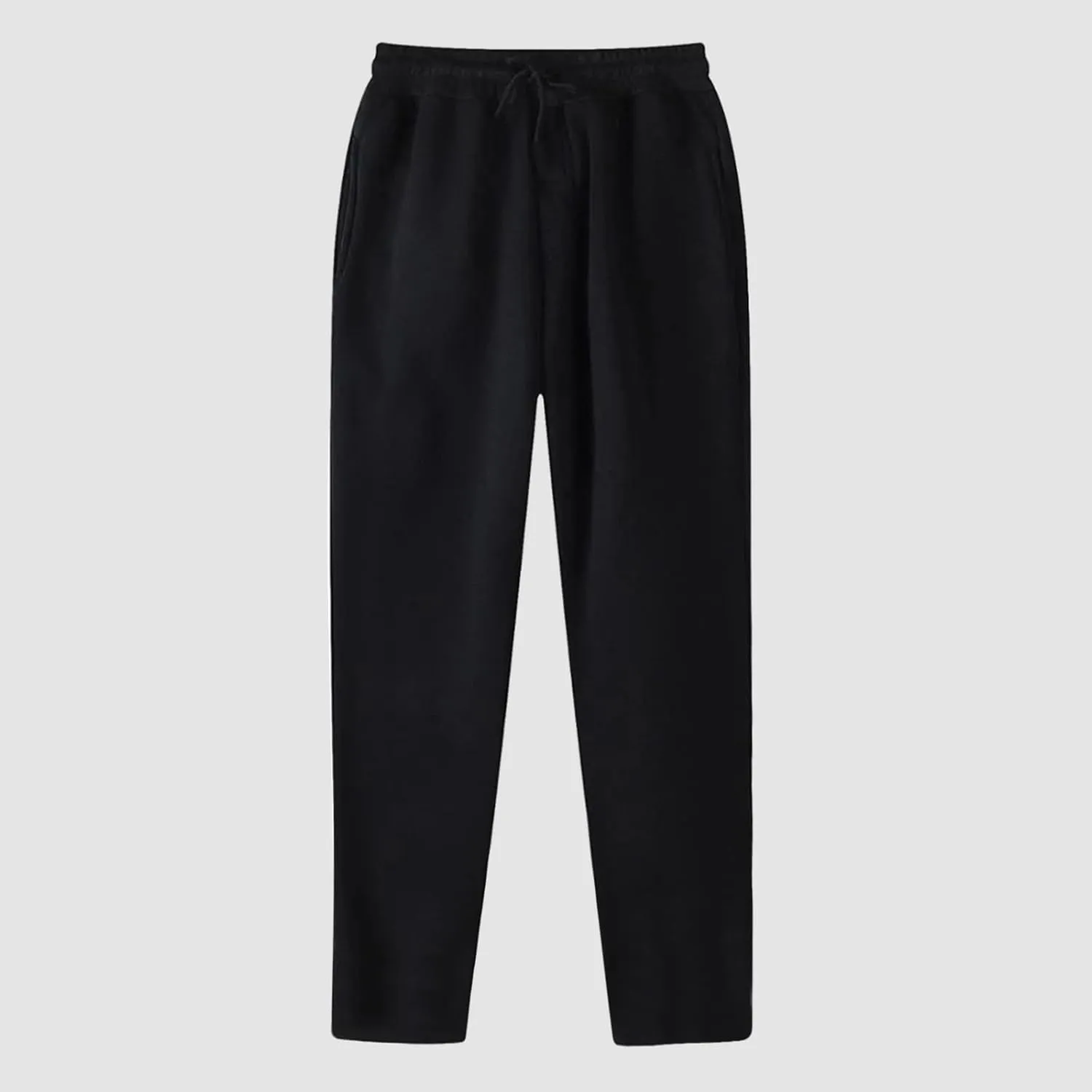 Sunward Women's Fleece Lined Sweatpants Wide Leg Casual Loose Joggers Drawstring High Waist Lounge Sweat Pants with Pockets