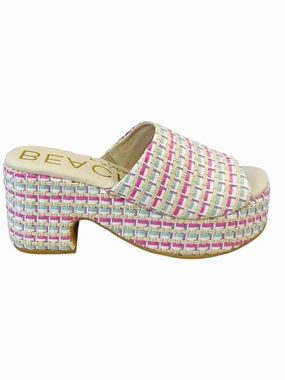 Women's Jenny Wedge In Pink Brand Base Retro feel