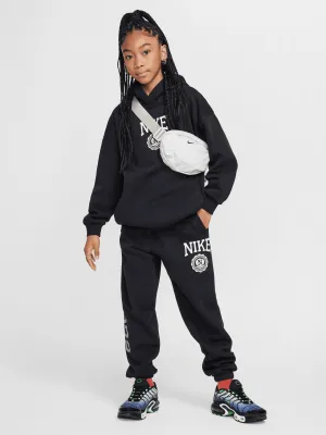 Smooth Texture Sportswear Club Fleece Loose Pants Youth