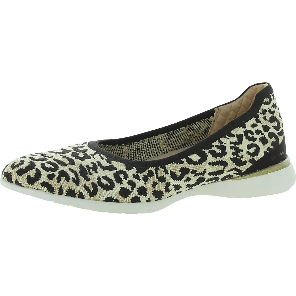 Jayla Knit Womens Knit Slip-On Smoking Loafers Flexible Motion