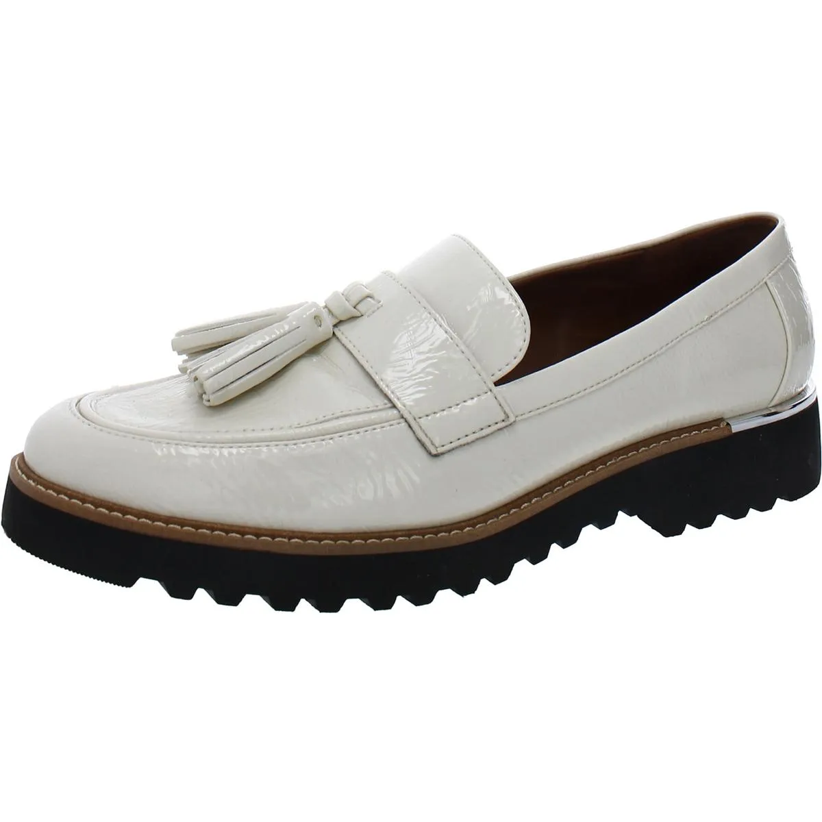 Food Walk Toe Clear Carolynn Womens Cushioned Footbed Slip On Loafers