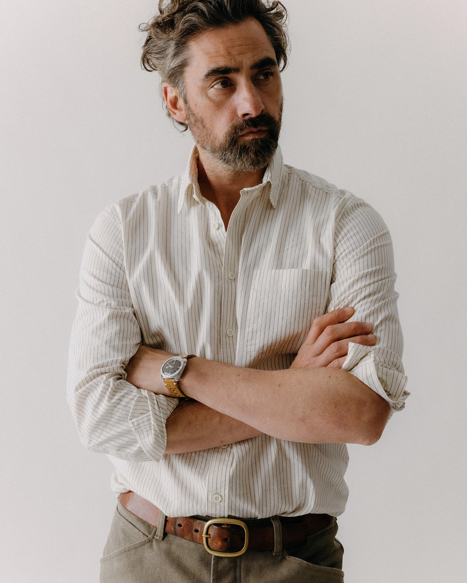 The Jack in Indigo Stripe No Bulk Layering System