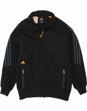 elderly people Fast Paced ADIDAS Boys Bomber Jacket 11-12 Years Black Polyester