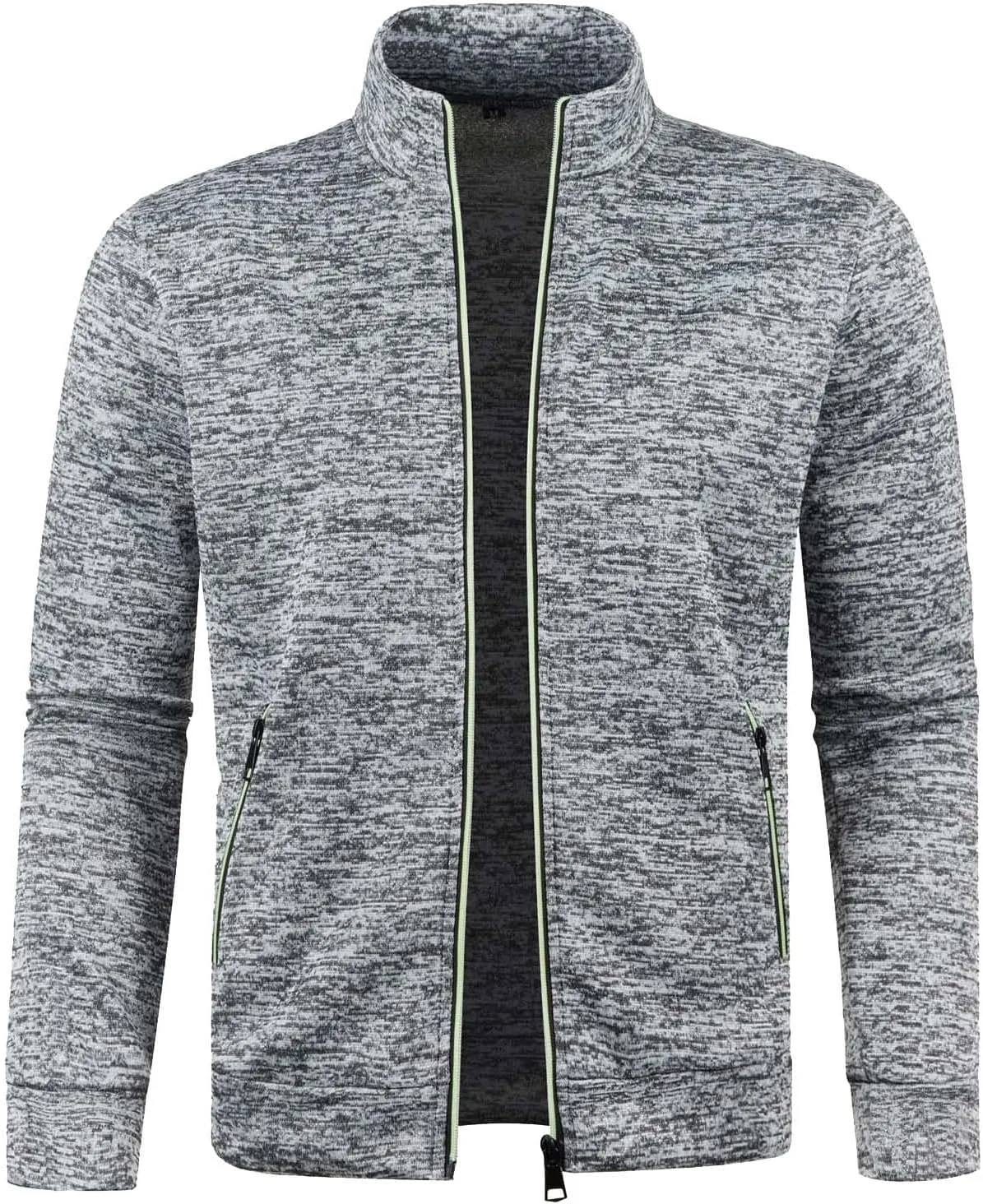 Sweaters for Men Men's Wool Blended Cardigan Sweaters V Neck Button Down Cardigans with Pockets