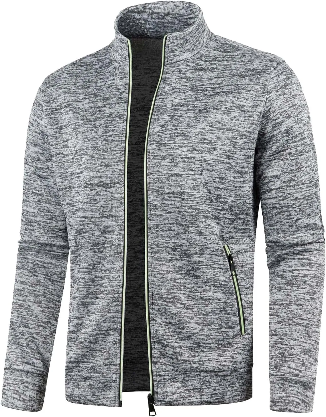 Sweaters for Men Men's Wool Blended Cardigan Sweaters V Neck Button Down Cardigans with Pockets