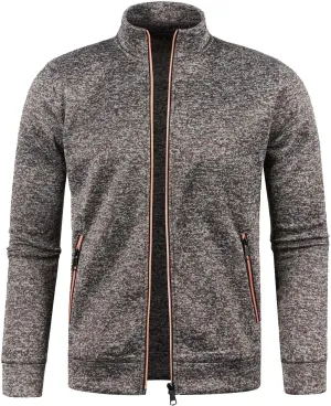 Sweaters for Men Men's Wool Blended Cardigan Sweaters V Neck Button Down Cardigans with Pockets