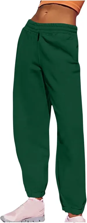Sweatpants Women Lightweight Baggy Joggers Workout Sports Comfy Lounge Pants Spring High Waisted Athletic Pant
