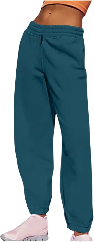 Sweatpants Women Lightweight Baggy Joggers Workout Sports Comfy Lounge Pants Spring High Waisted Athletic Pant