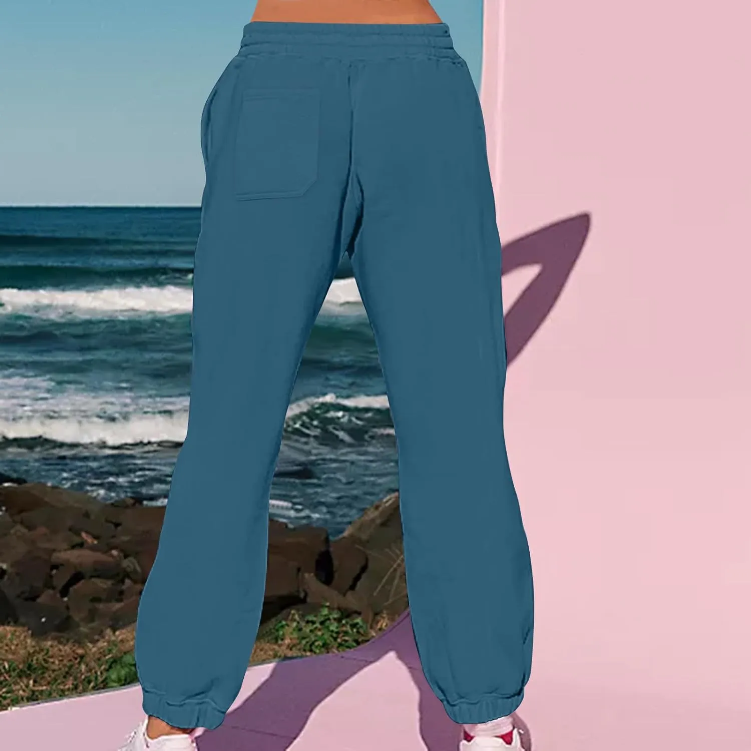 Sweatpants Women Lightweight Baggy Joggers Workout Sports Comfy Lounge Pants Spring High Waisted Athletic Pant