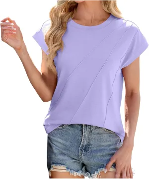 T Shirts for Women T Shirts for Women Trendy Womens T Shirts V Neck Short Sleeve Casual Loose Basic Tees Tops