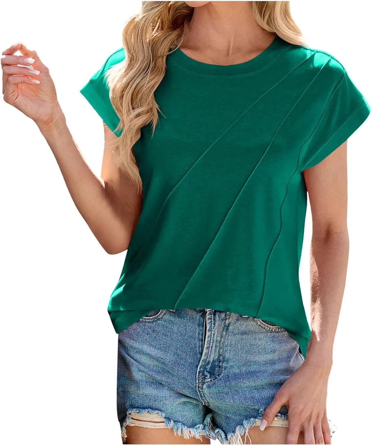 T Shirts for Women T Shirts for Women Trendy Womens T Shirts V Neck Short Sleeve Casual Loose Basic Tees Tops