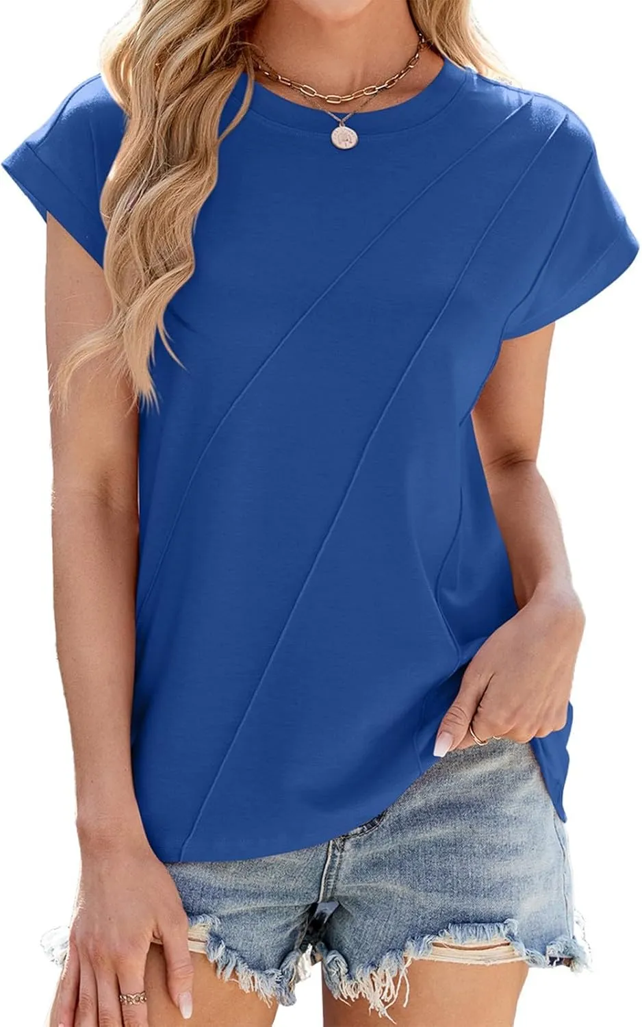 T Shirts for Women T Shirts for Women Trendy Womens T Shirts V Neck Short Sleeve Casual Loose Basic Tees Tops
