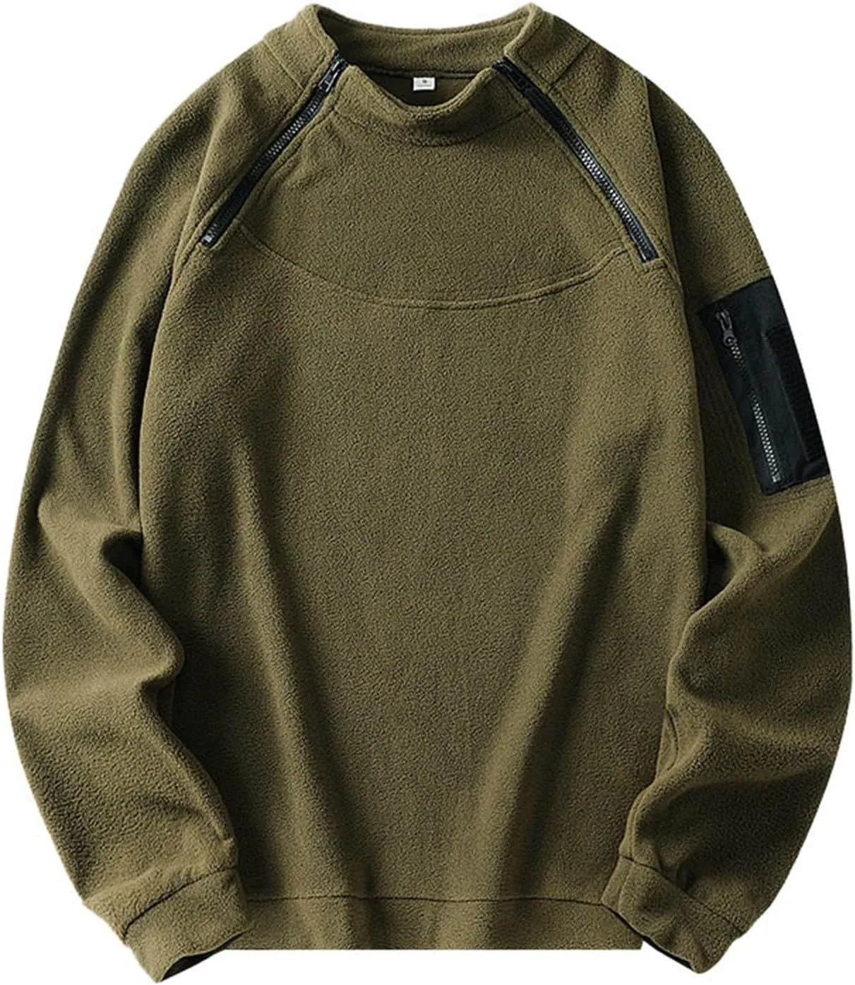 Tactical Combat Fleece Pullover Jacket Men's Military Athletic Sport Jumper Tops Army Windproof Pullover