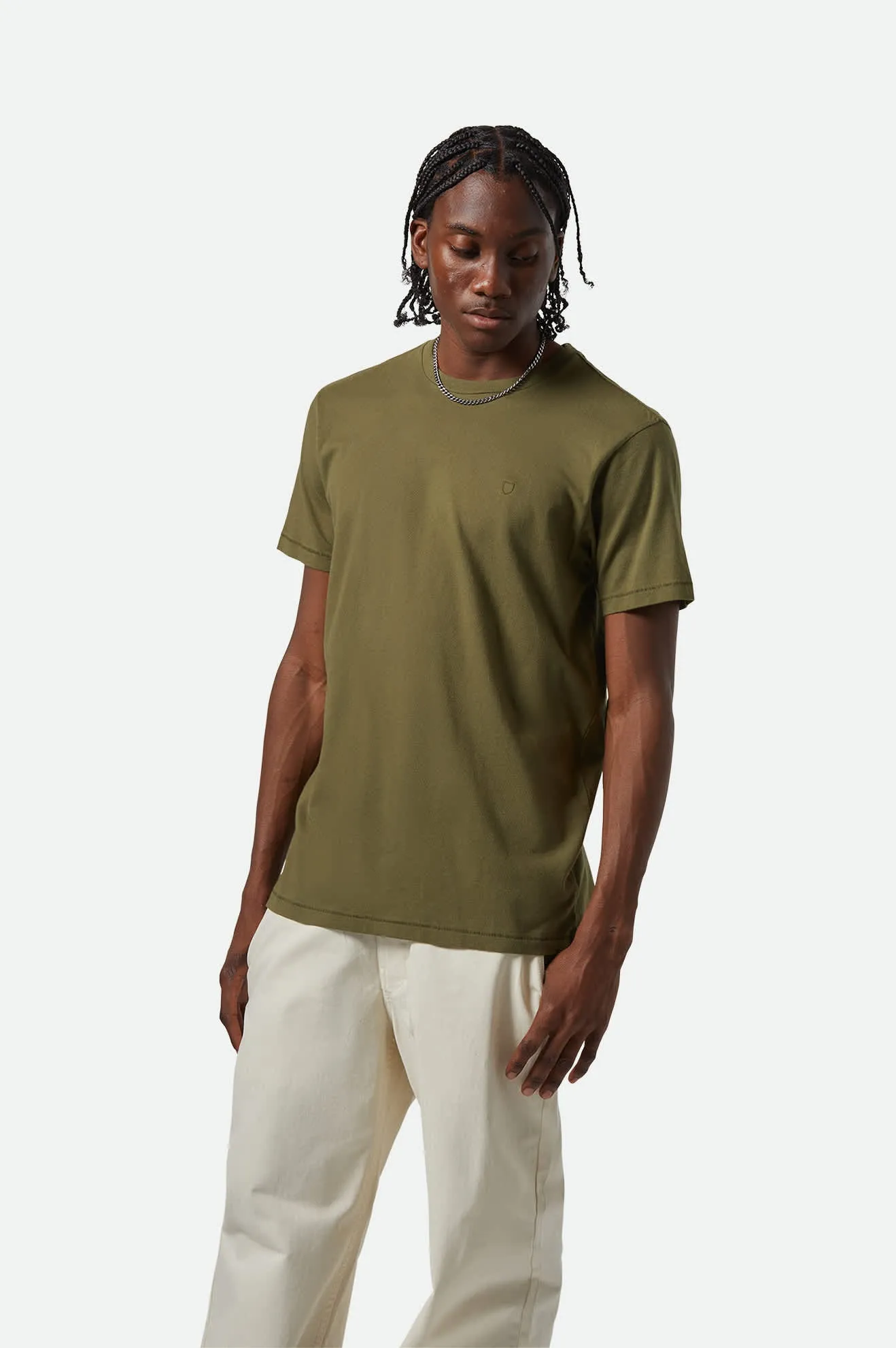 Casual Chic Look Street Style Vintage Reserve S/S T-Shirt - Ivy Green Sol Wash