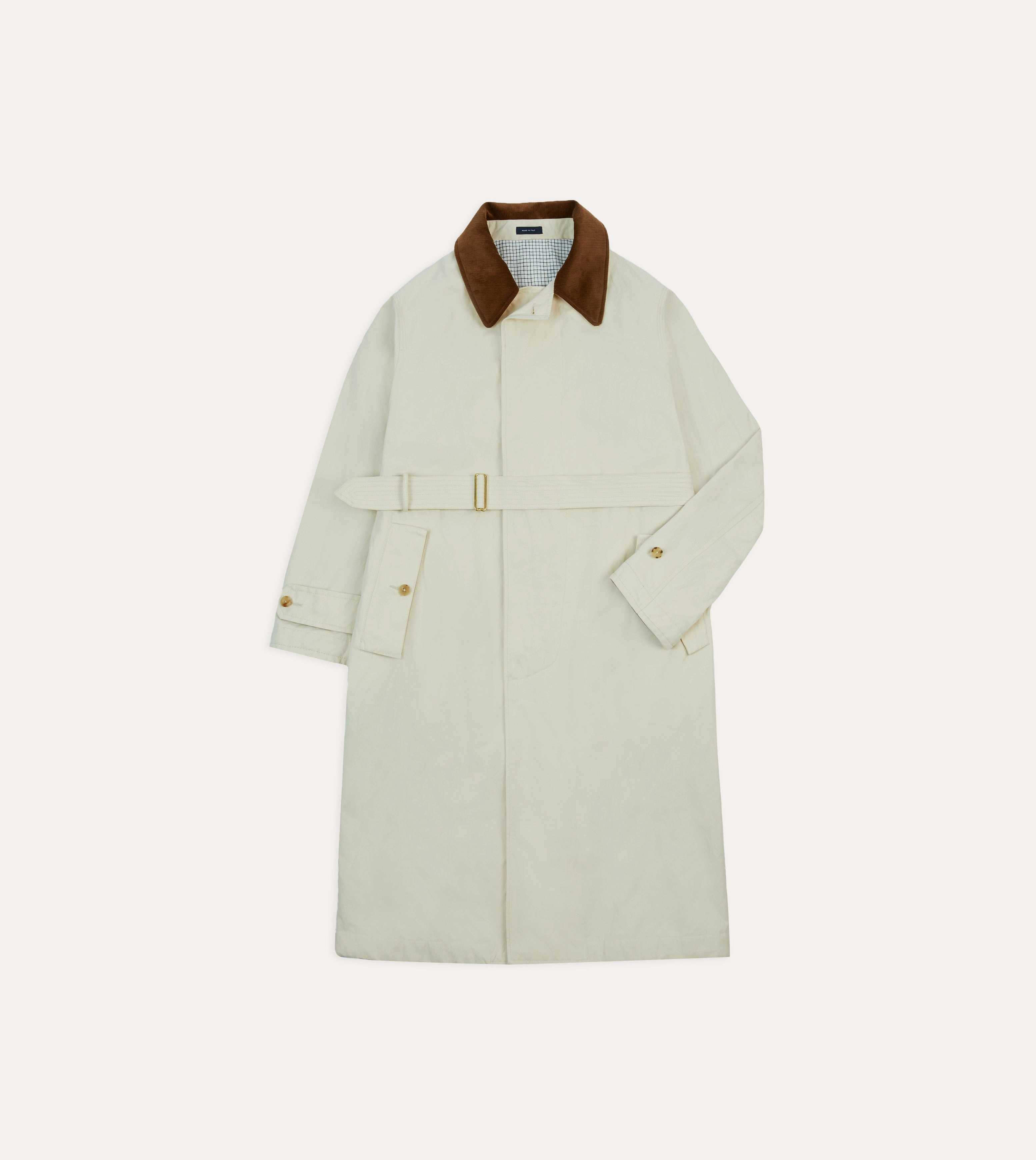 Ecru Cotton Dispatch Raincoat Water Resistant Shell Modular Layering System