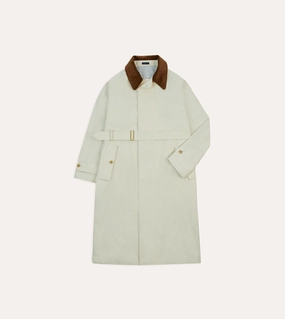 Ecru Cotton Dispatch Raincoat Water Resistant Shell Modular Layering System