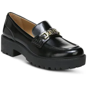 Soft Leather Slip-ons Teagan Womens Leather Lug Sole Loafers