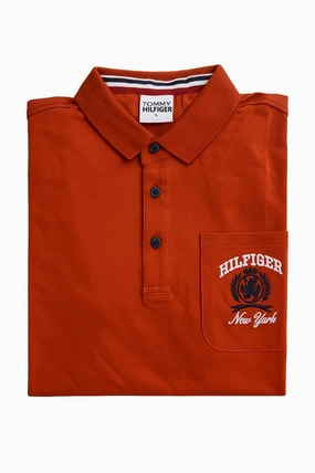Quick Comfort Everyday Trend Tommy Hilfiger Orange Men Polo