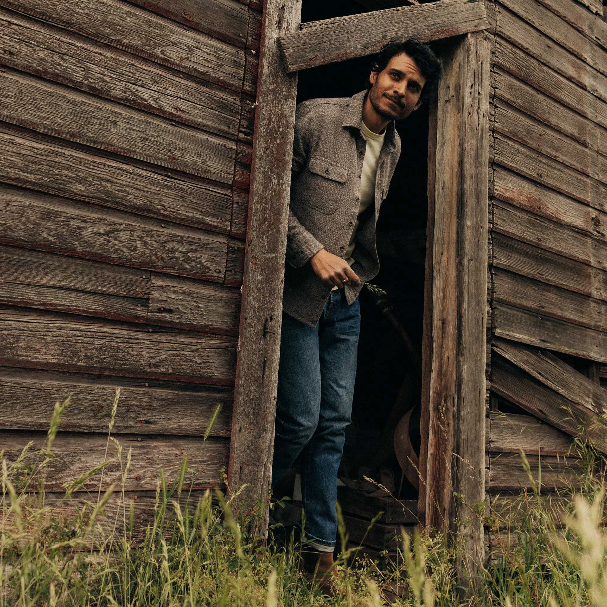 The Slim Jean in Mid Wash Organic Selvedge Trendy Cut Core Style
