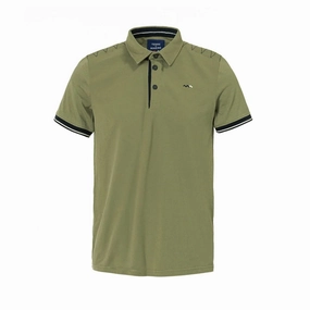 Terre De Marins Italia Green Polo short sleeved Easy Wear Look