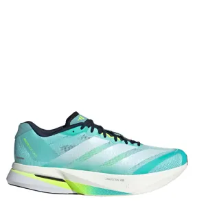 trekking - like running shoes Turbulence Reduction Design Adidas Men's Boston 13 Running Shoes in Flash Aqua/Cloud White/Lucid Lemon AW25