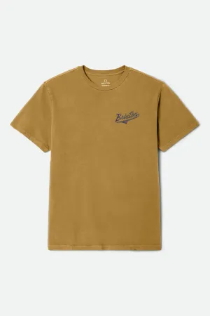 The League S/S Standard T-Shirt - Dijon Worn Wash Casual Must-Have