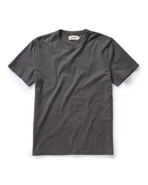 Date night The Organic Cotton Tee in Faded Black