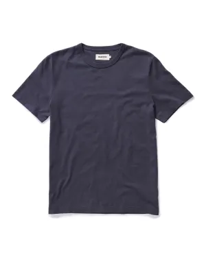 The Organic Cotton Tee in Navy Minimalist Apparel