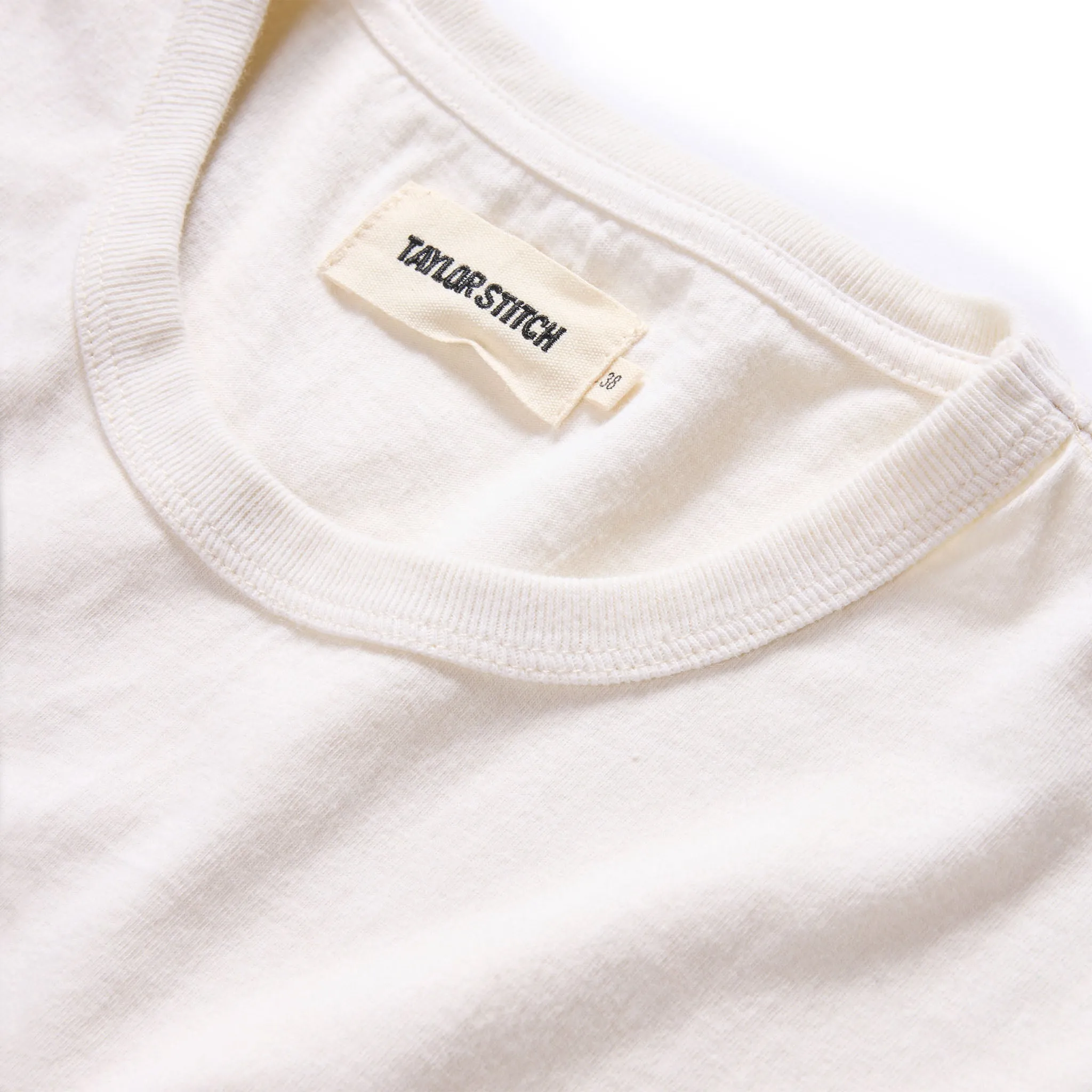 ReinforcedHems The Organic Cotton Tee in Vintage White