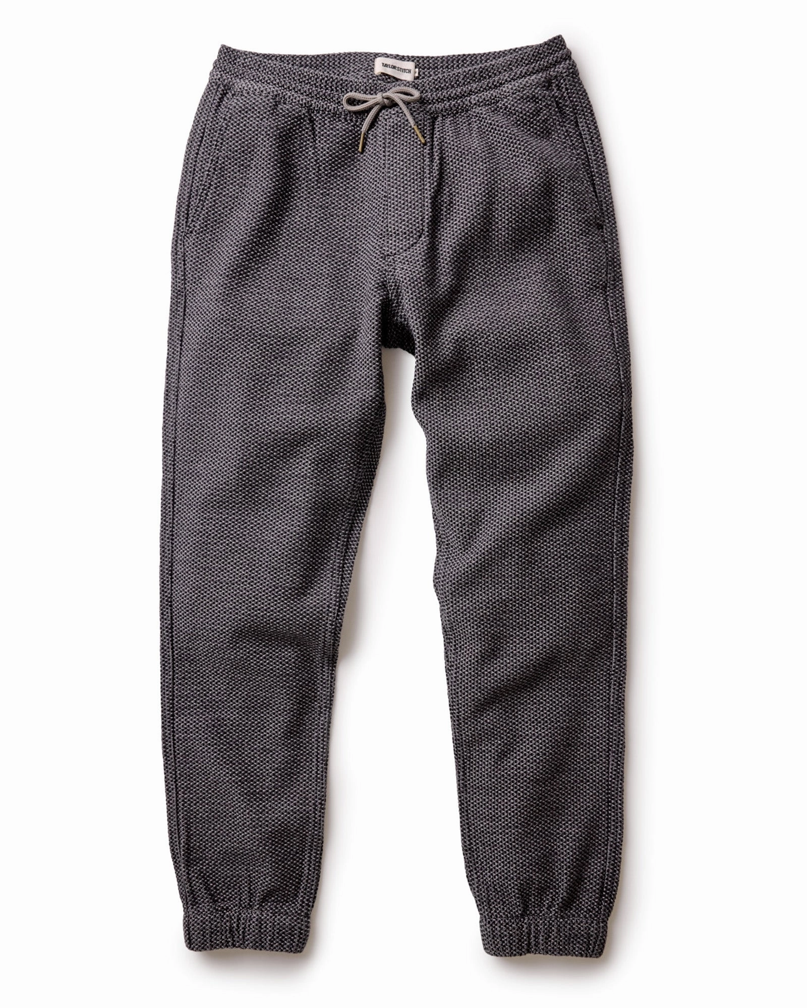 The Apres Pant in Charcoal Sashiko quick dry Stretch Motion