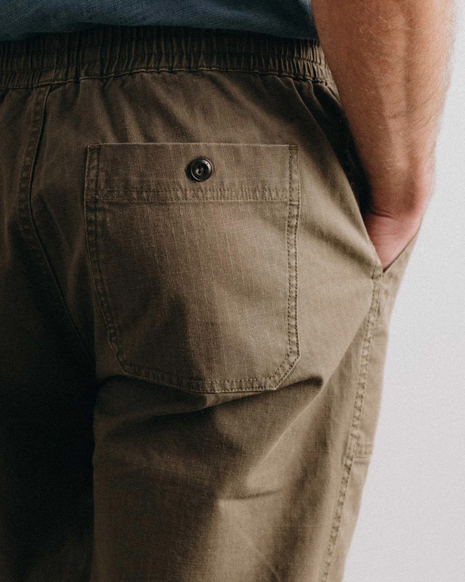 SecureZipperClosures The Breakwater Pant in Mushroom Ripstop