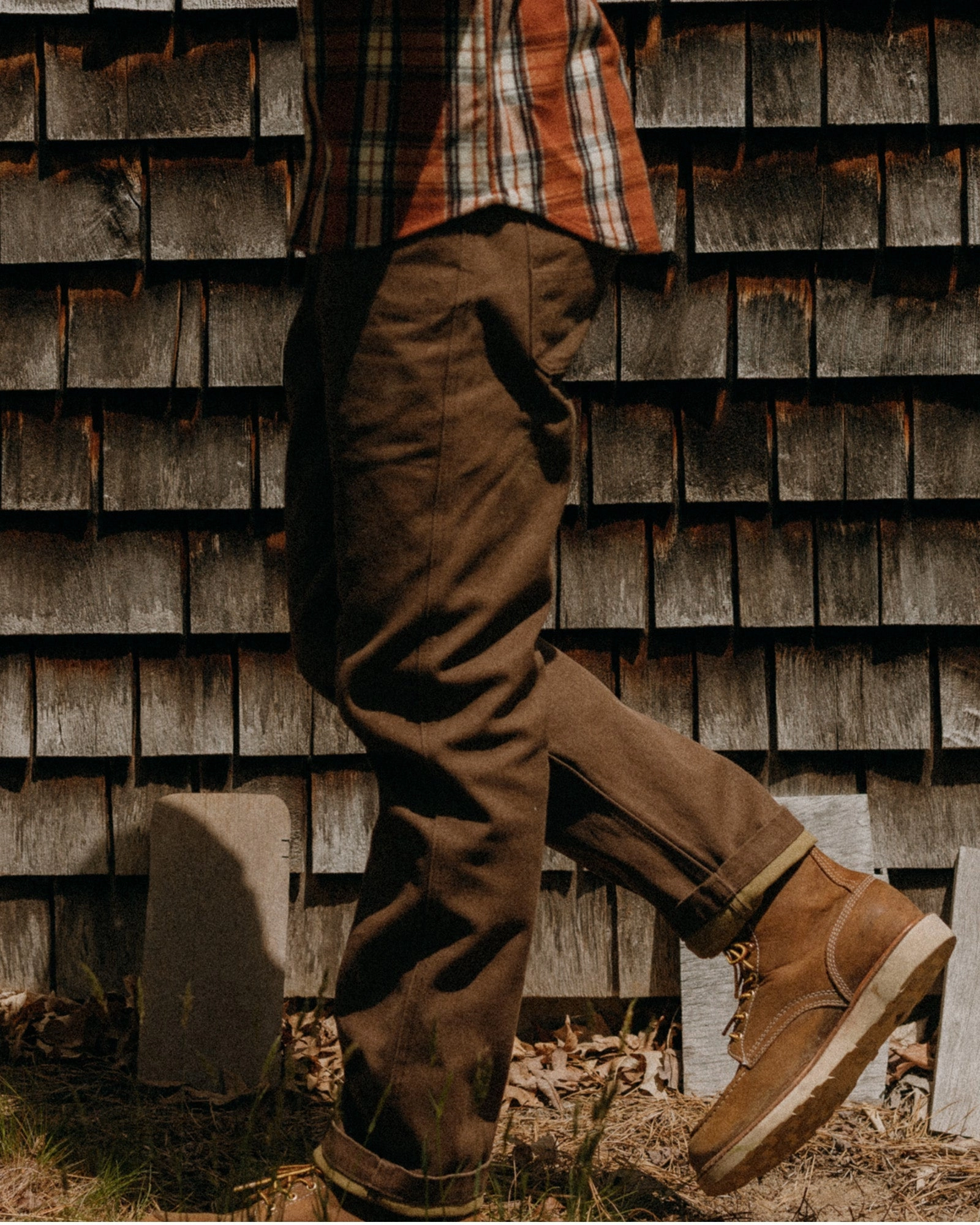 Abrasion Proof Reinforcements SeamlessPockets The Camp Pant in Aged Penny Chipped Canvas