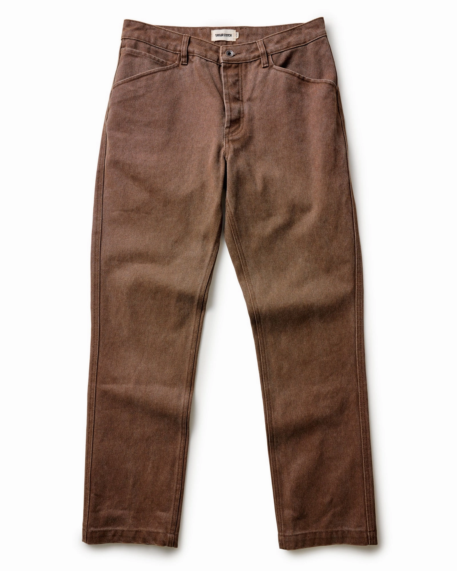 Linen blend Seamless construction The Camp Pant in Aged Penny Chipped Canvas