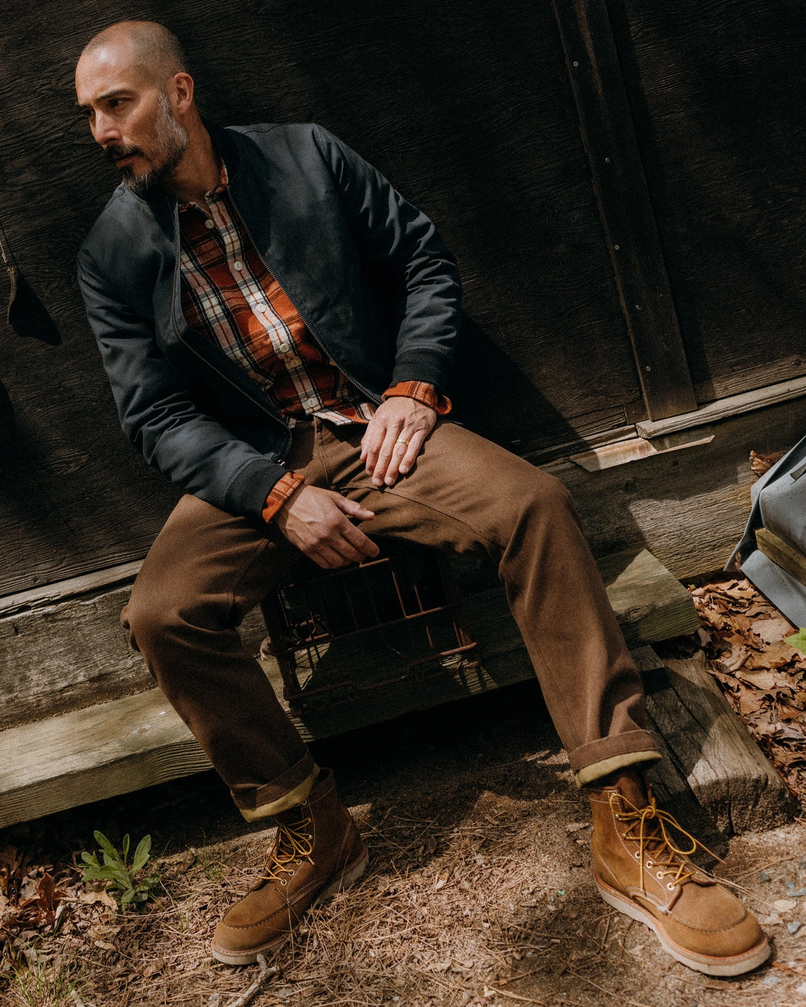 SustainableManufacturing Adaptable Style The Camp Pant in Aged Penny Chipped Canvas
