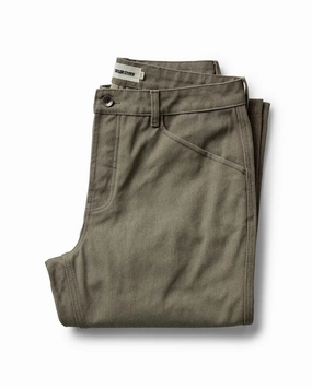 The Camp Pant in Stone Chipped Canvas HiddenDrawcord Casual Performance Fit