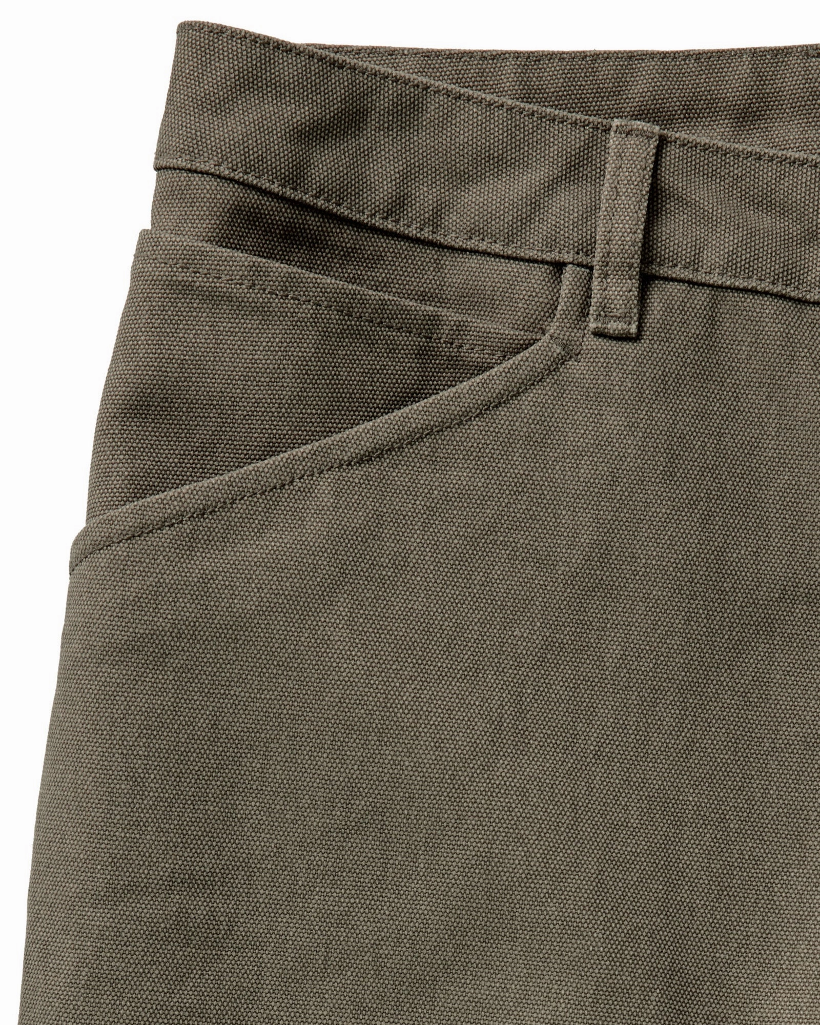 The Chore Pant in Stone Chipped Canvas All Season Versatility FlexibleKneePanels