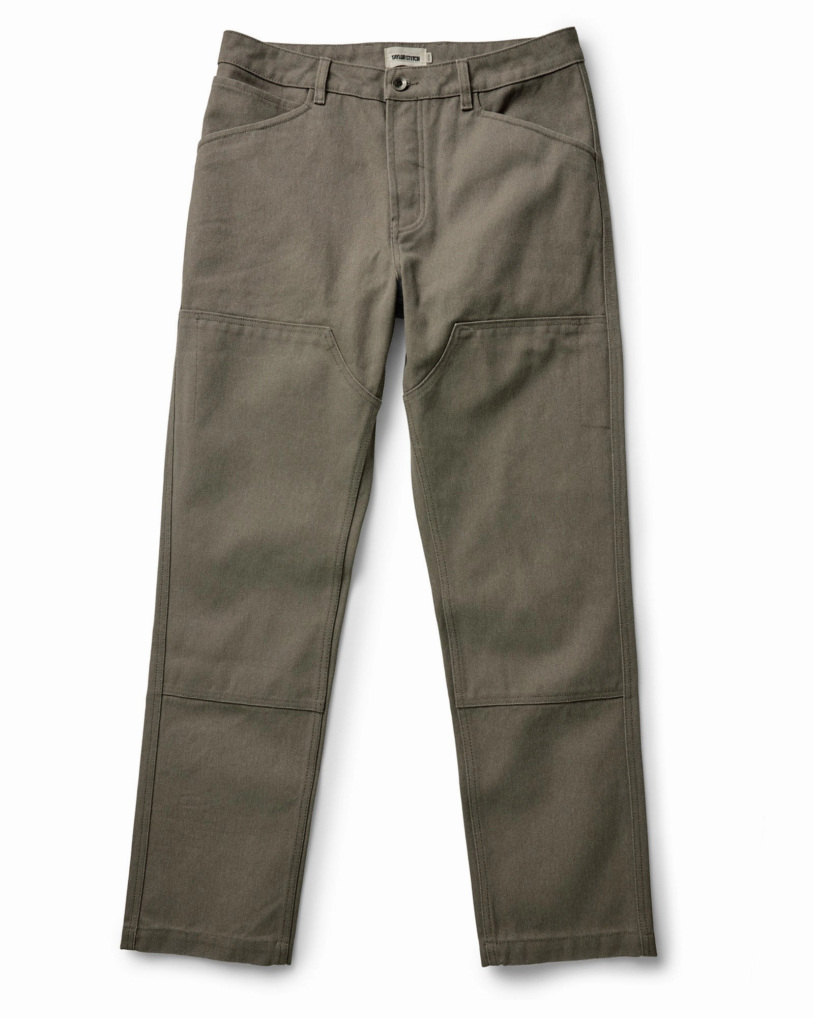 The Chore Pant in Stone Chipped Canvas Soft Structure Weekend Ready