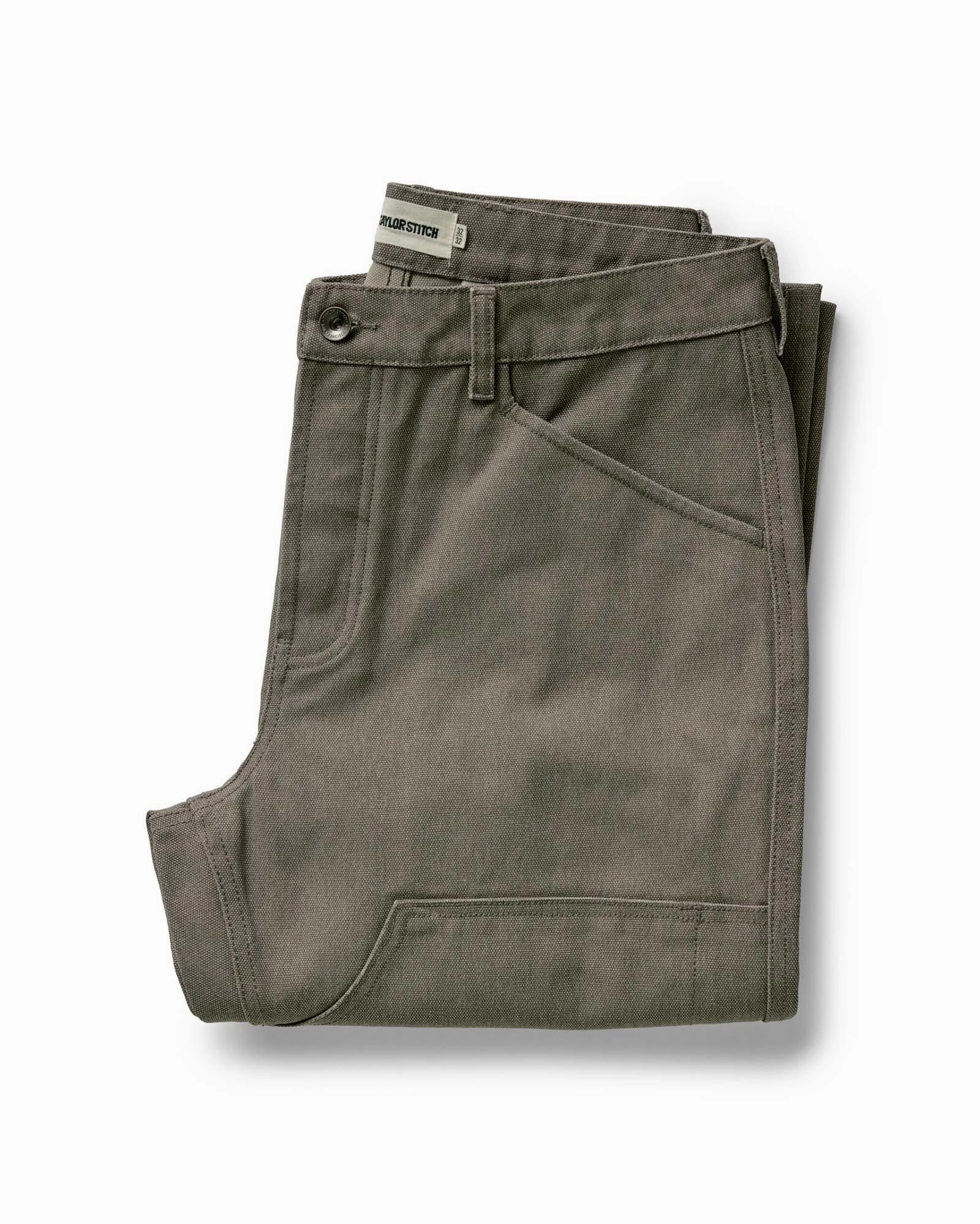 Performance Support Tailored Silhouette The Chore Pant in Stone Chipped Canvas