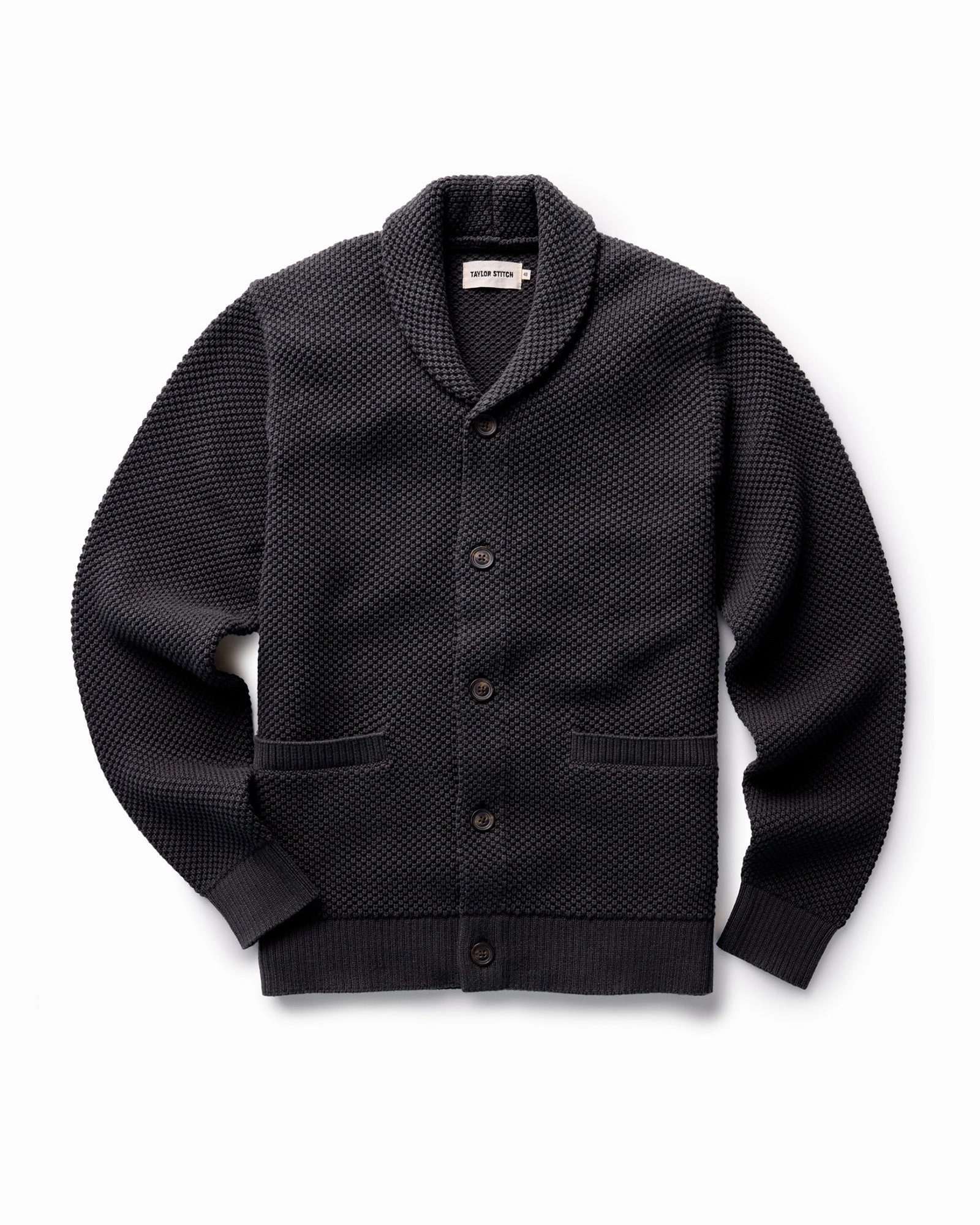The Crawford Sweater in Charcoal Soft Interior Smart Layers
