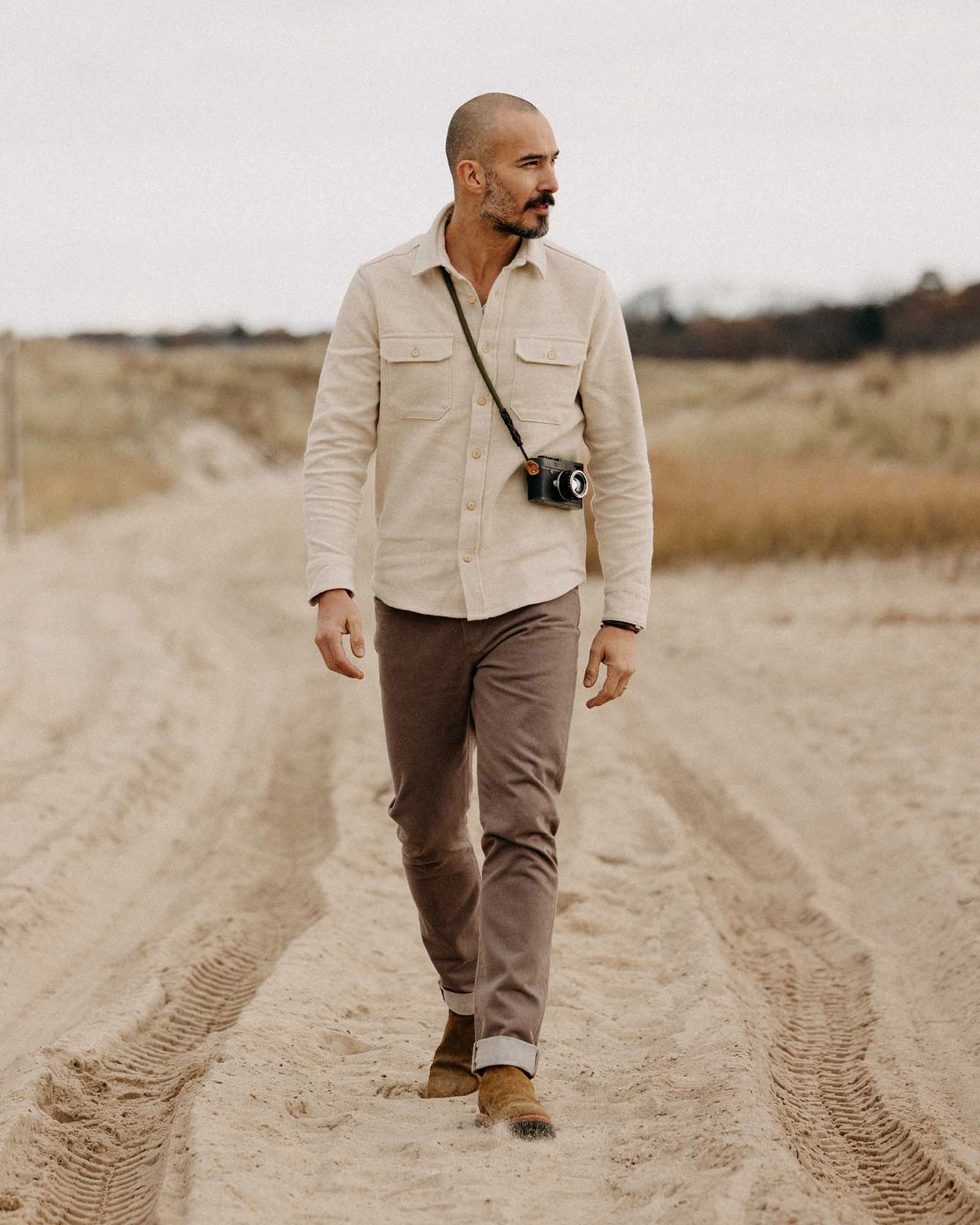Ombre look Moisture Management Tech The Division Shirt in Birch