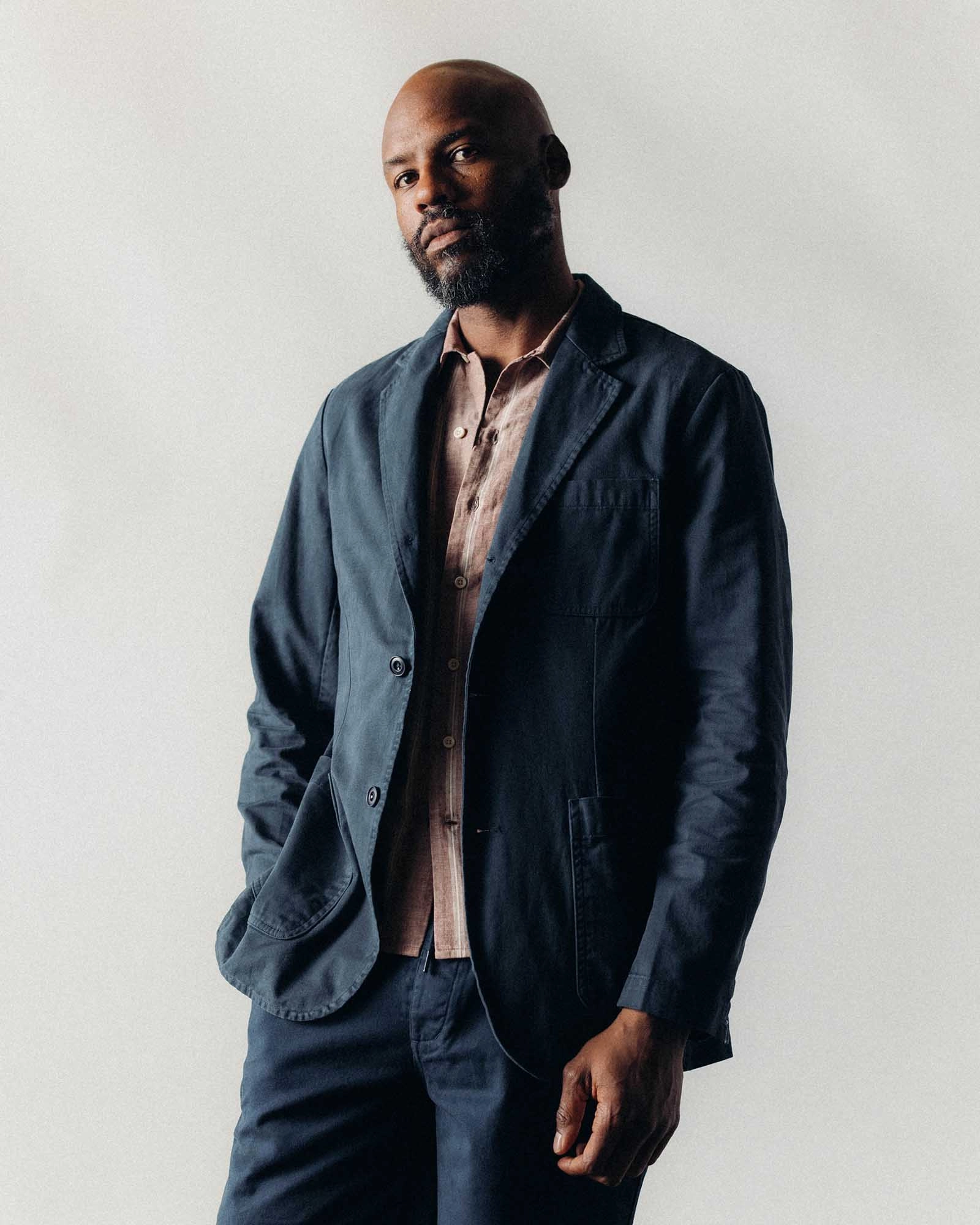 The Foundation Sportcoat in Organic Navy Twill Heal