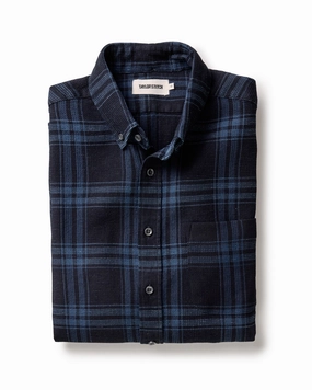 The Jack in Deep Indigo Plaid Waffle Current Style