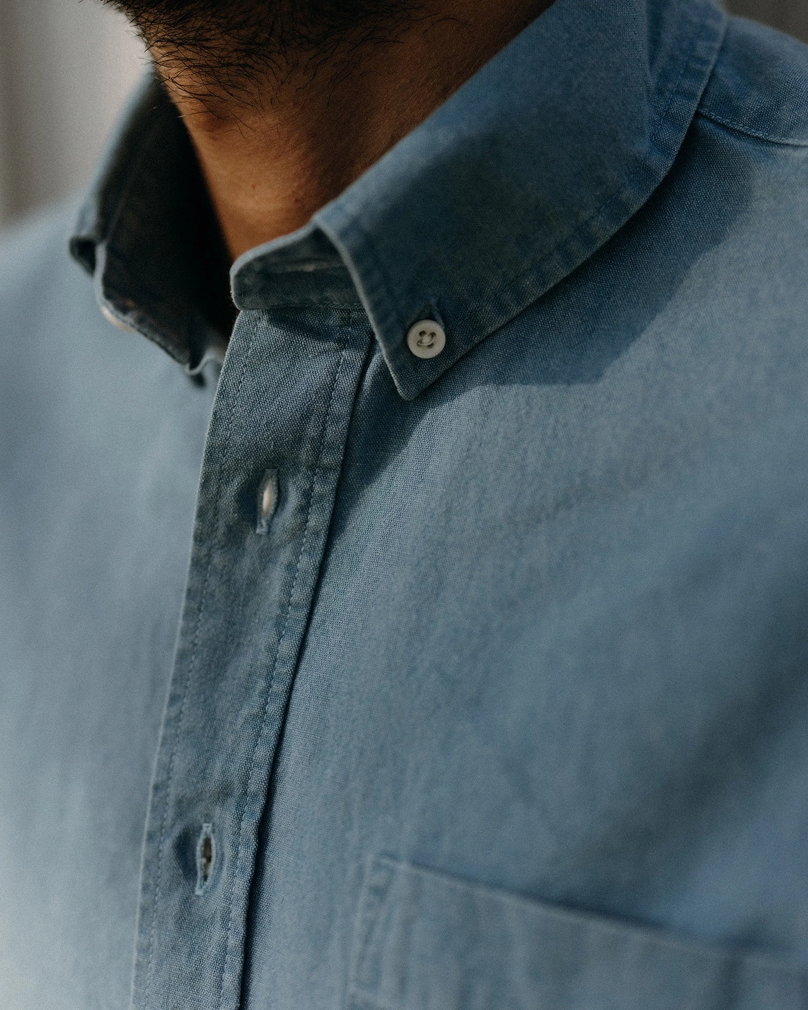 The Jack in Washed Indigo Oxford Shimmer Effect
