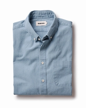 The Jack in Washed Indigo Oxford Multi Pocket Utility High Street Fashion