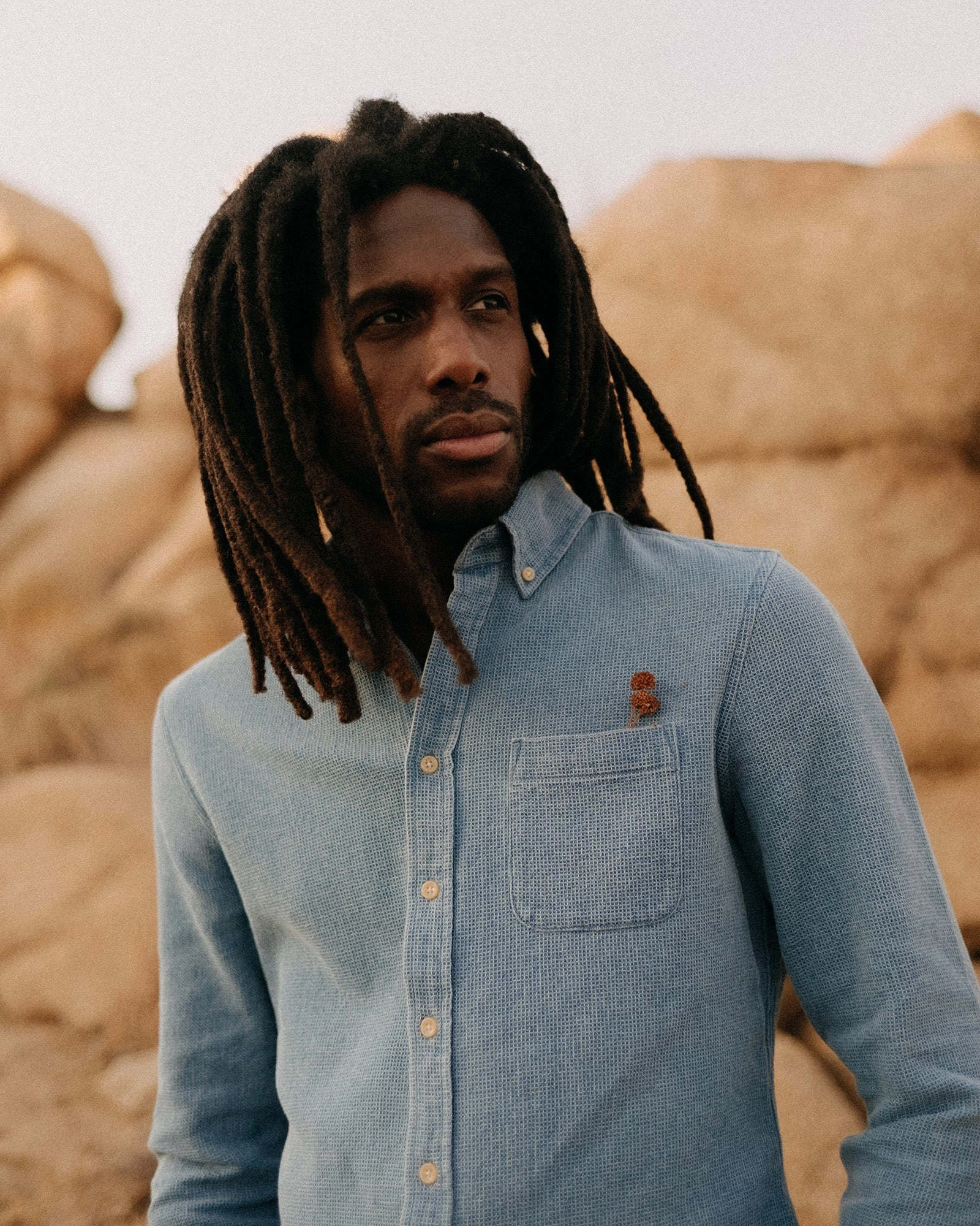 The Jack in Washed Indigo Waffle Spring Break