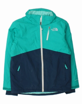 Cream THE NORTH FACE Boys Dryvent Windbreaker Jacket 11-12 Years Large Turquoise