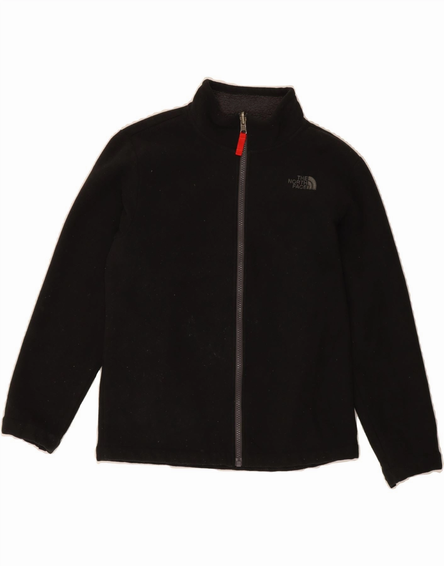 Backcountry Use Versatile Outerwear THE NORTH FACE Boys Fleece Jacket 10-11 Years Medium Black Polyester