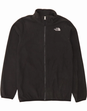 THE NORTH FACE Boys Fleece Jacket 12-13 Years Large Black Polyester petite size